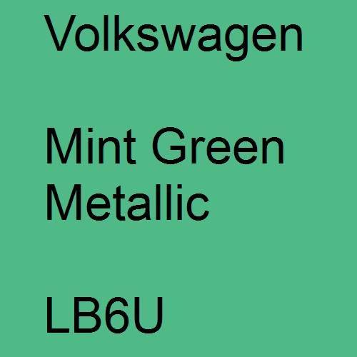 Volkswagen, Mint Green Metallic, LB6U.